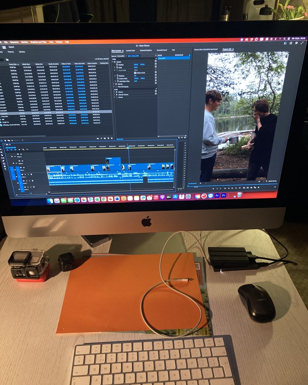 Montage van een aflevering